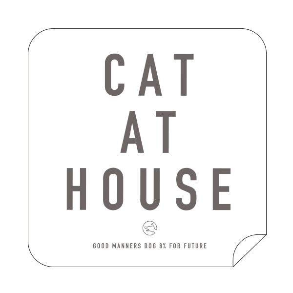 CAT AT HOUSE ステッカー