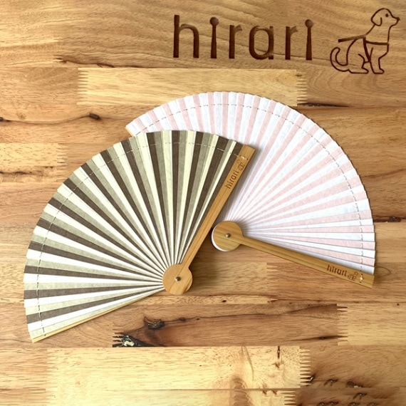 【在庫限り】ユニバーサルデザイン扇子【hirari】