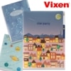 【在庫限り】Vixen 3Pクリアフォルダー【A5サイズ】
