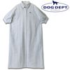 【数量限定】DOG DEPT 綿麻ストライプシャツワンピ