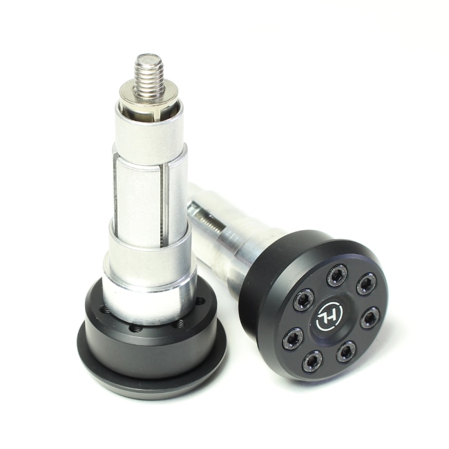 GW値下★ HIGHSIDER バーハンドミラー ブラック 2個セット 汎用】コーネロ タイプ2 ブラックエディション バーエンドミラー用