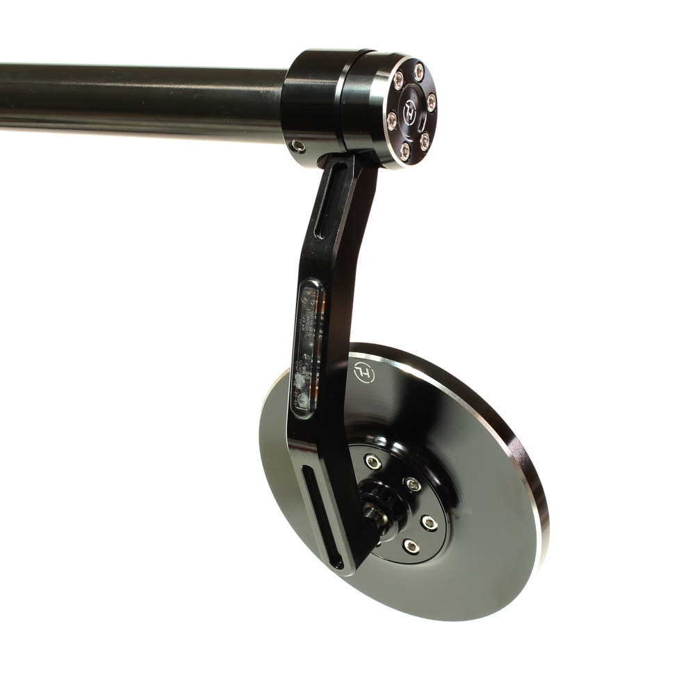 バーエンドミラー CONERO-XS 左右セット Highsider 美品 DAYTONA（バイク用品） DAYTONA デイトナ 【Highsider：ハイ