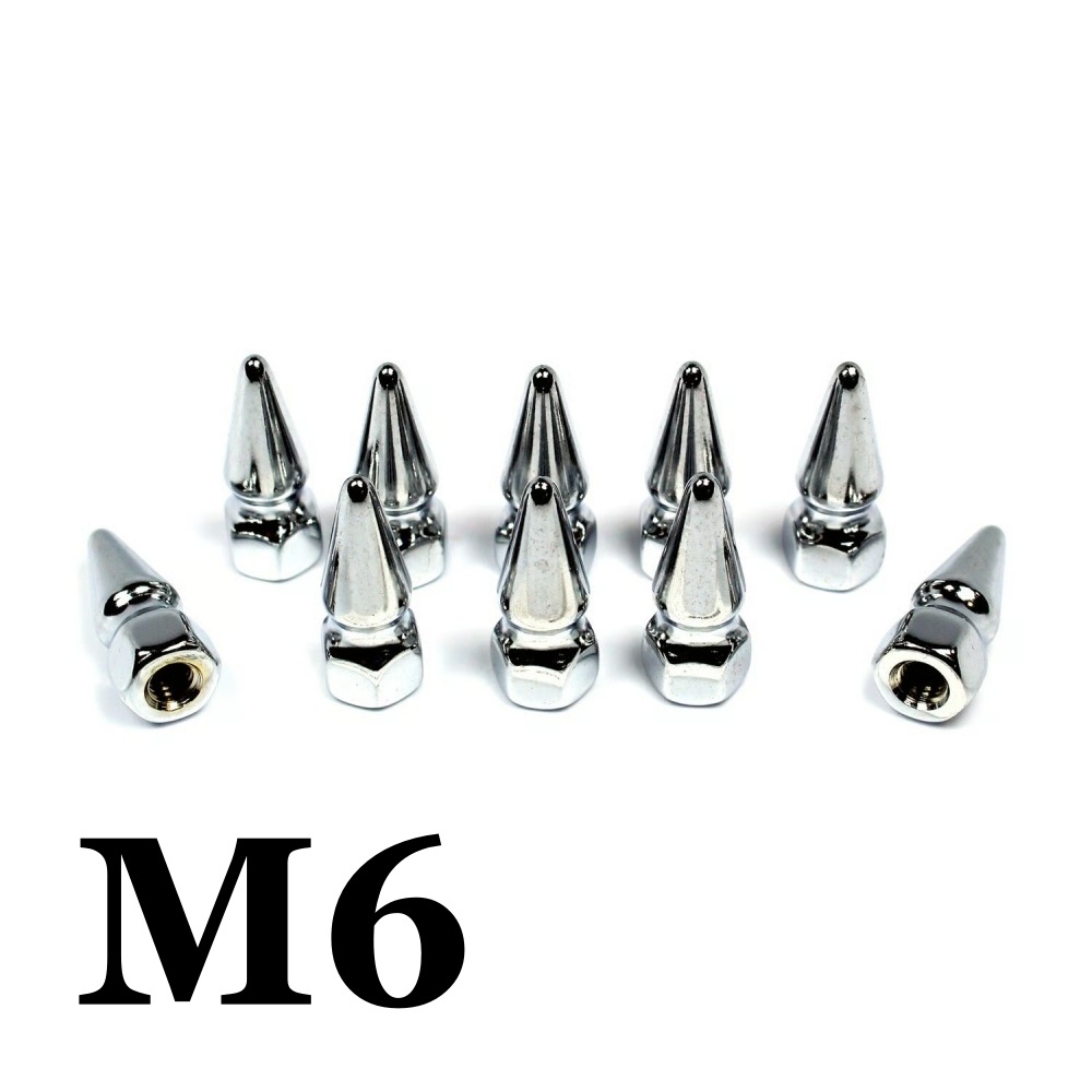 M6 スパイクナット クローム（10個入） | 全商品 | ジーザックドットコム