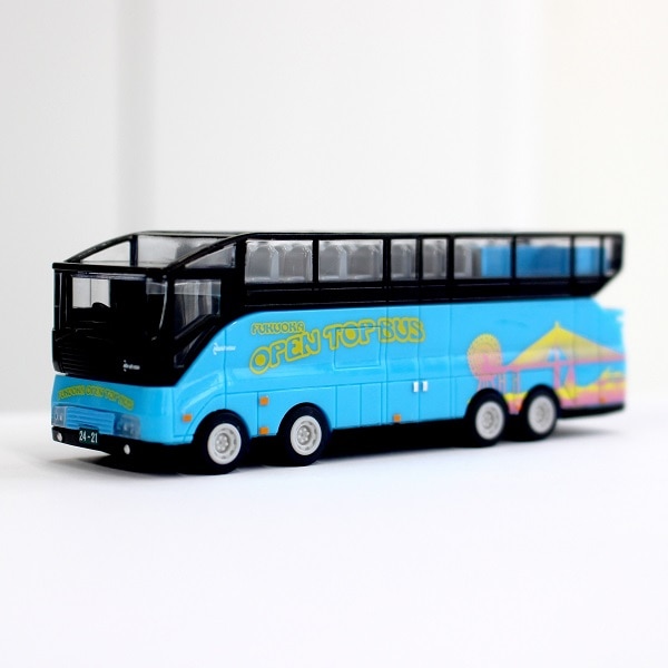 西鉄バス 福岡オープントップバス プルバックカー 青 | 西鉄バス