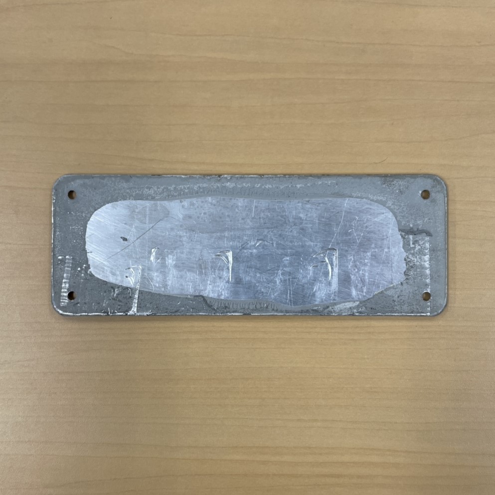 鉄道部品 東京メトロ デコラ板付き銘板 2枚セット No4.ゆりかもめ 車体メーカー銘板(トランシス) ※金属製 | 【鉄道部品