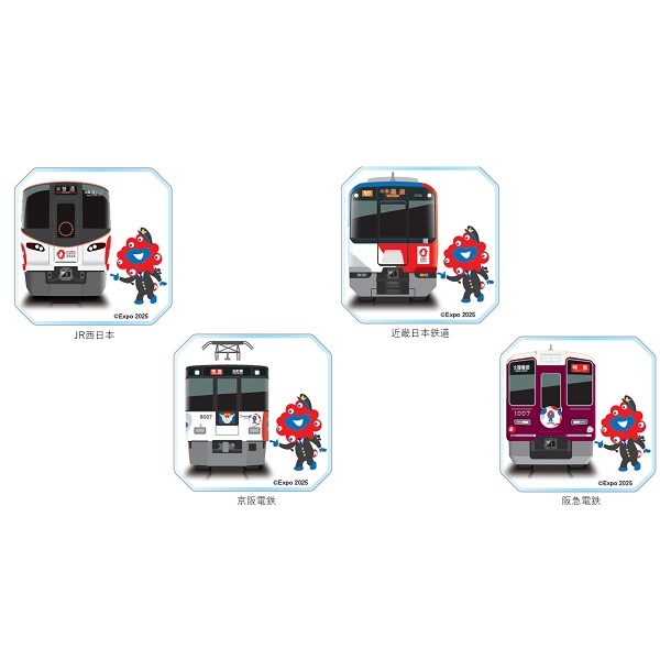 EXPO2025 �ߥ㥯�ߥ㥯 ��Kansai Area Trains�� �ȥ졼�ǥ��󥰥ޥ��ͥå�(��11��) ��åԥ����(���̥��饹��ver)