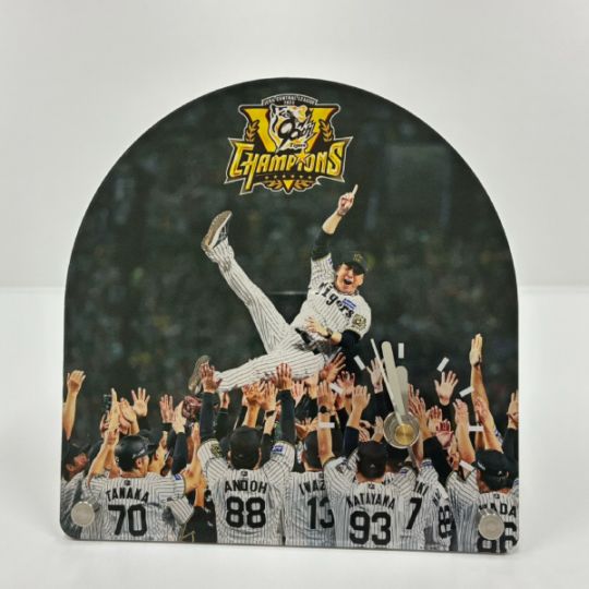 超貴重2023阪神タイガース リーグ優勝記念品ガラス時計 2025リーグ優勝