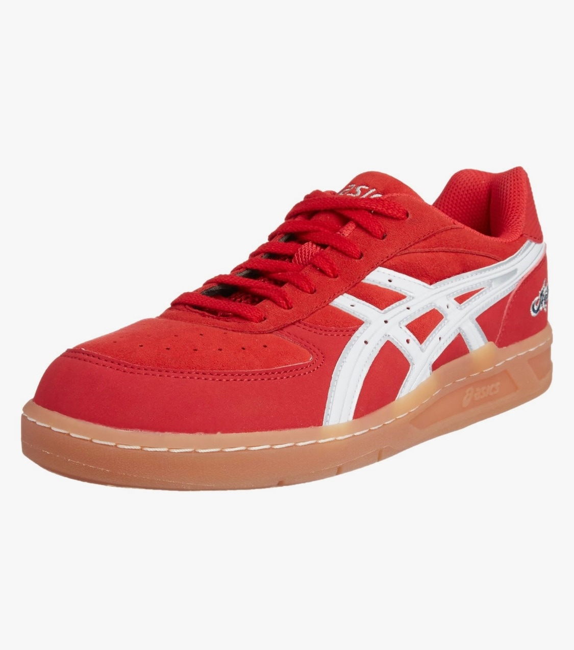 【asics（アシックス）】スカイハンドJP　レッド×ホワイト
