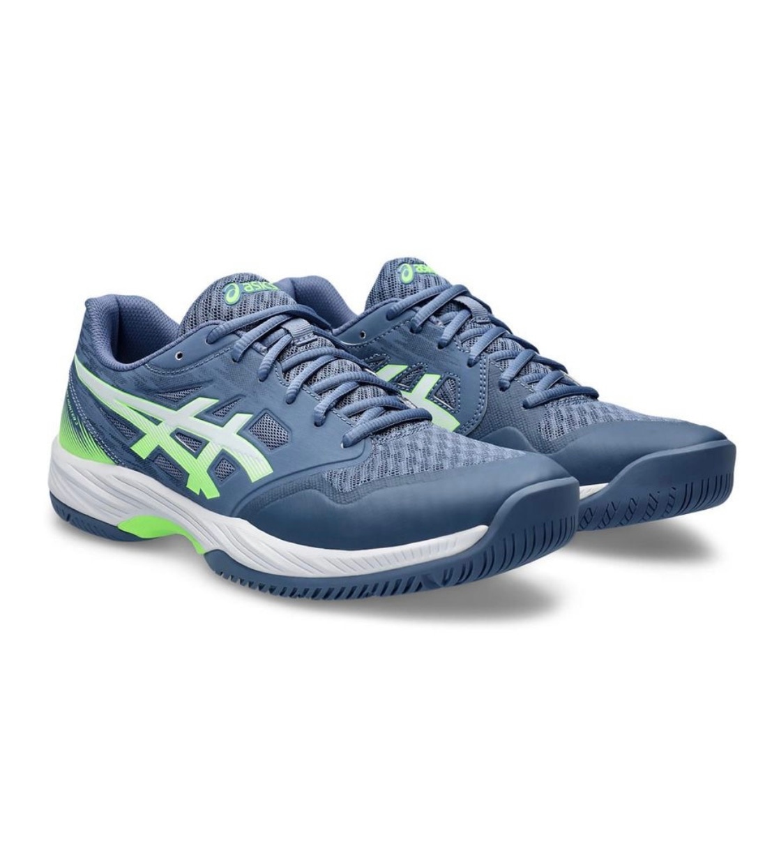 【asics（アシックス）】GEL-COURTHUNTER3 DENIMBLUE/LIMEBURST