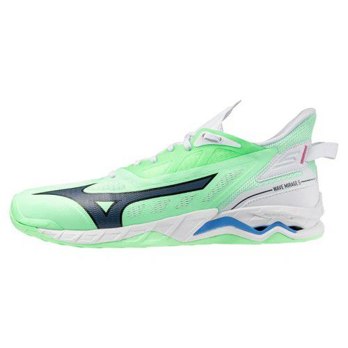 【Mizuno】WAVEMIRAGE5　WHITE/NEOMINT