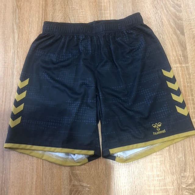 【hummel】オーダープラクティスパンツ　ヒート限定カラー(ネイビー×ゴールド)