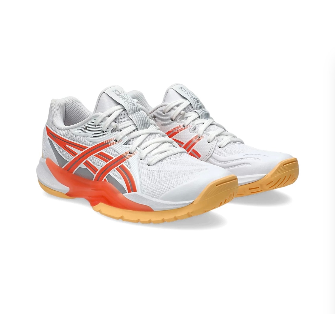 【asics】POWERBREAKFF　WHITE/VIVIDCORAL