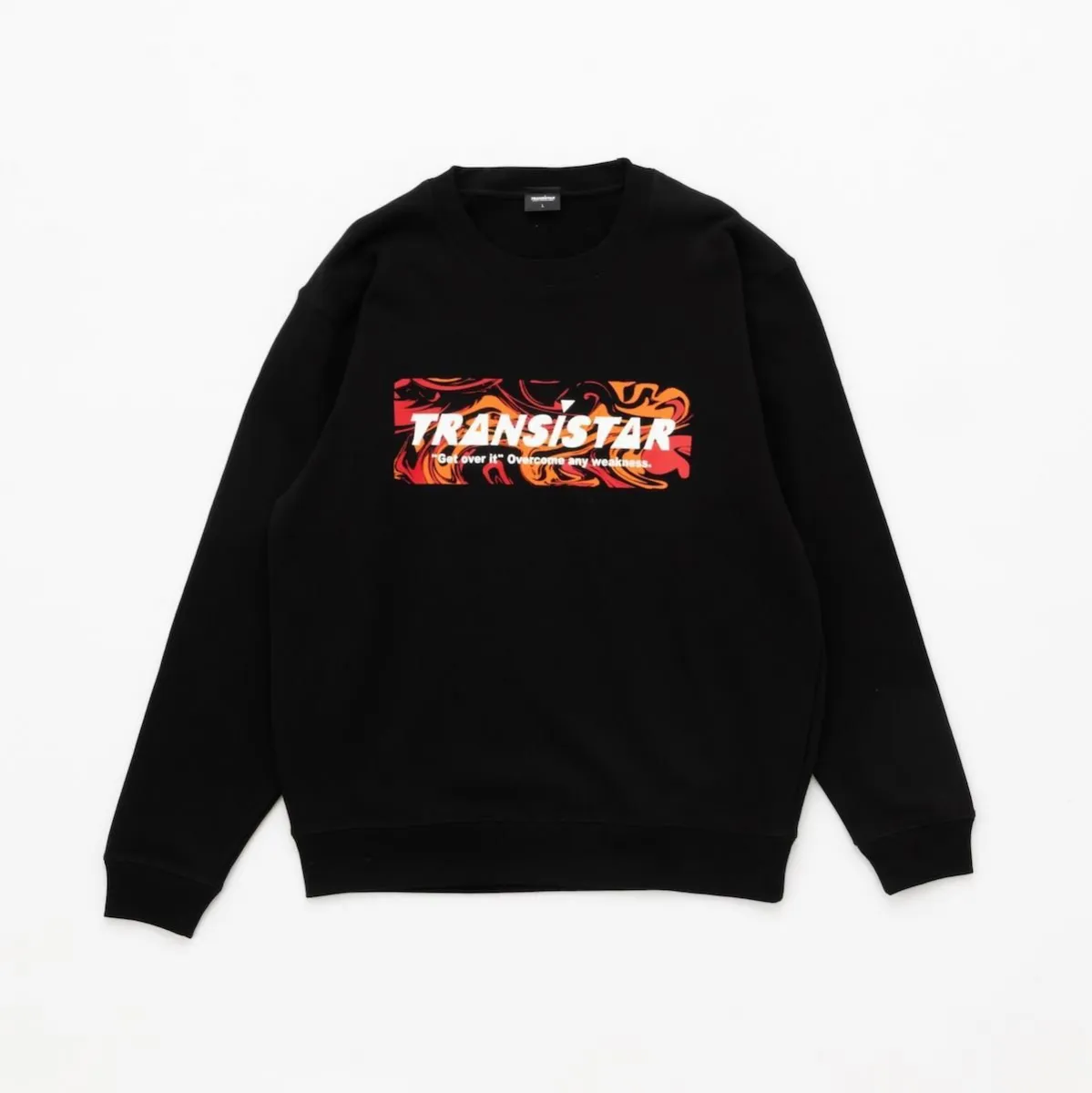 【TRANSISTAR】クルーネックスウェットMARBL(マーブル）