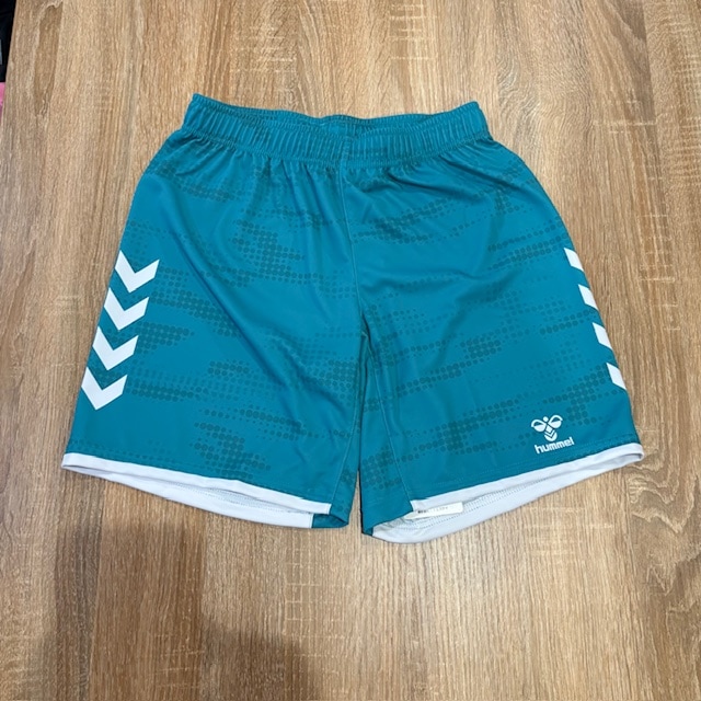 【hummel】オーダープラクティスパンツ　ヒート限定カラー(アサギ×ホワイト）