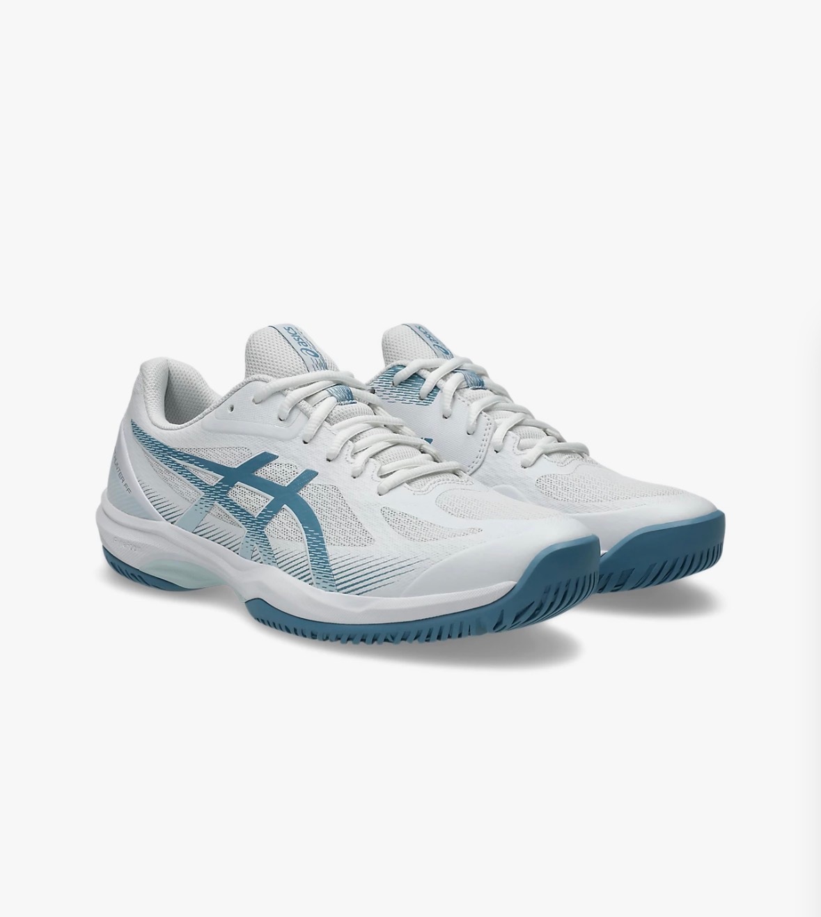 【asics】GEL-COURTHUNTERFF　WHITE/SABABLUE