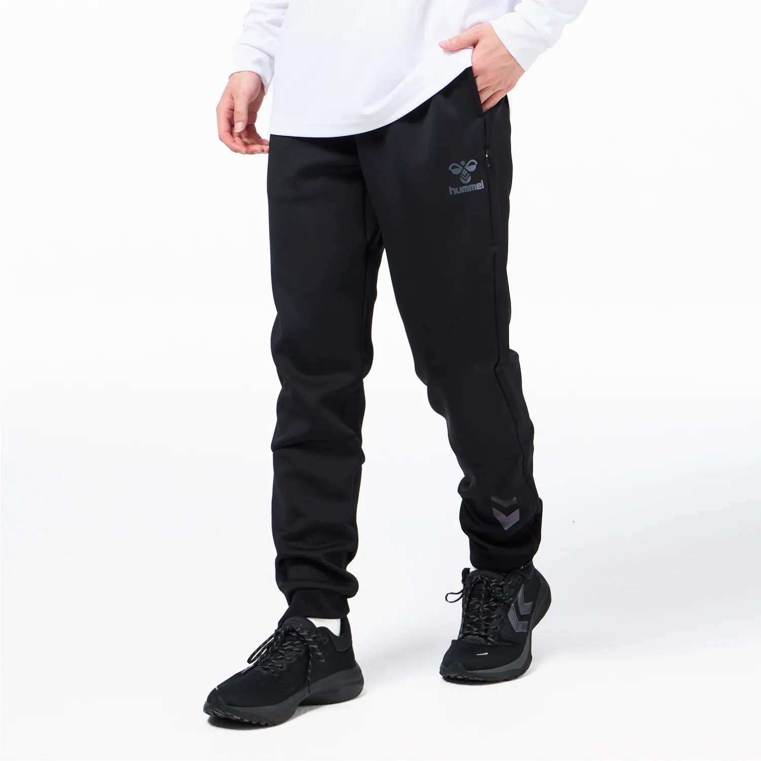 【hummel】ダンボールスウェット裾ファスナーパンツ