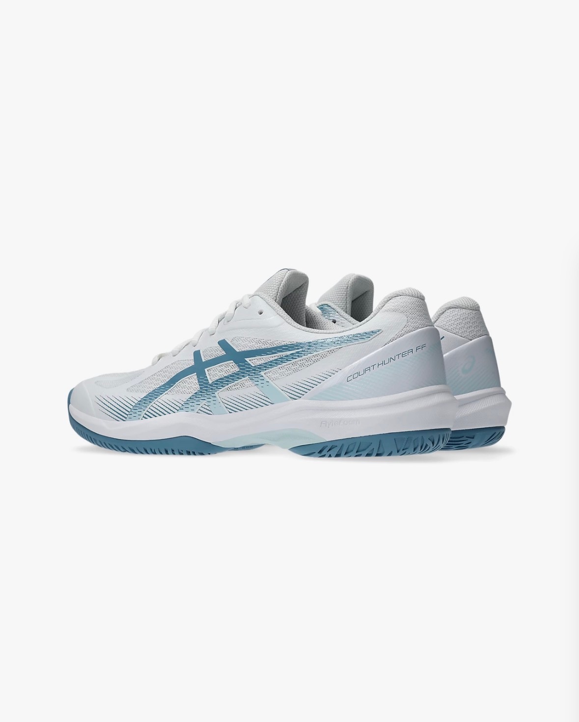 【asics】GEL-COURTHUNTERFF　WHITE/SABABLUE