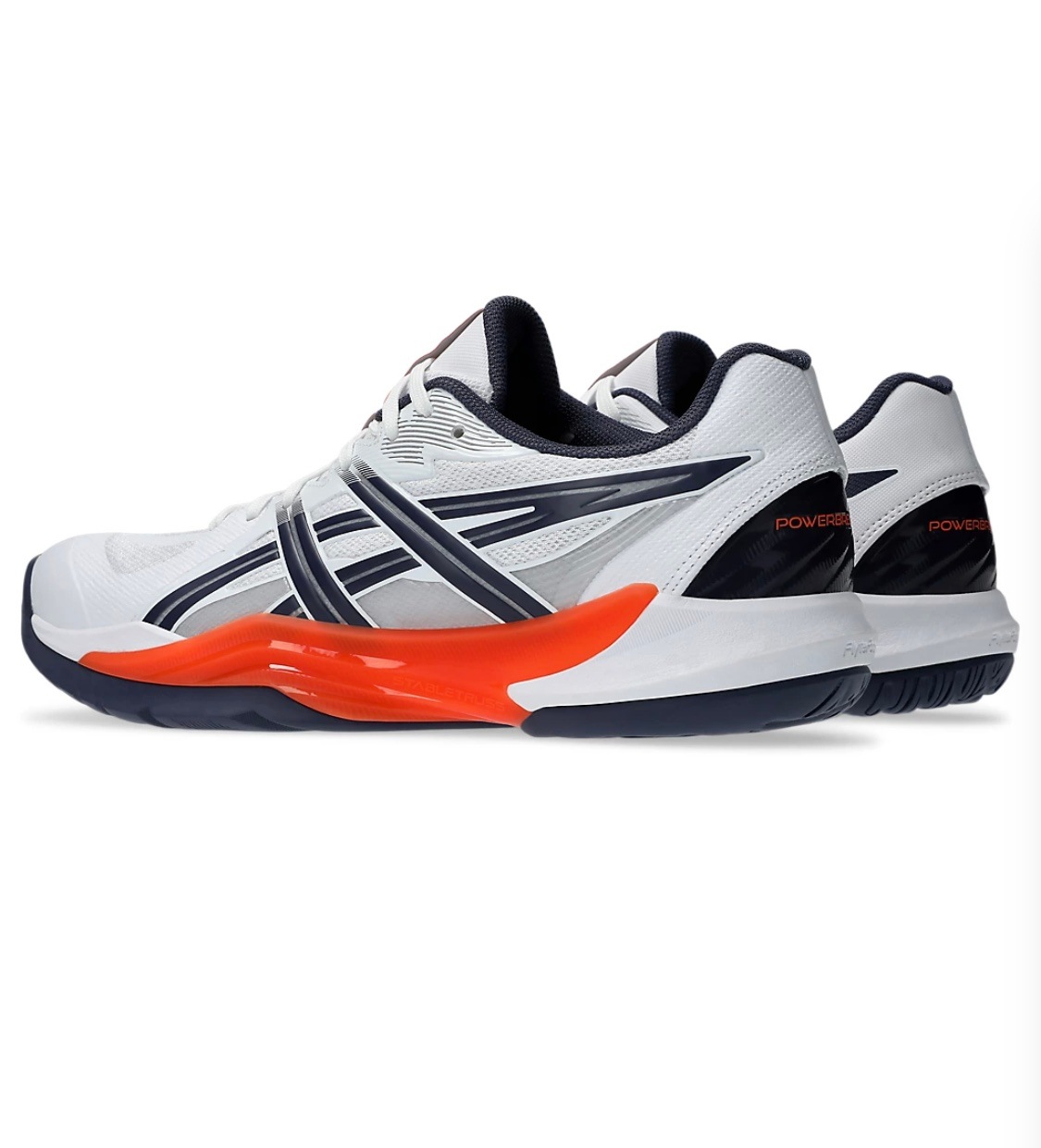 【ASICS】POWERBREAKFF　WHITE/NOVAORANGE
