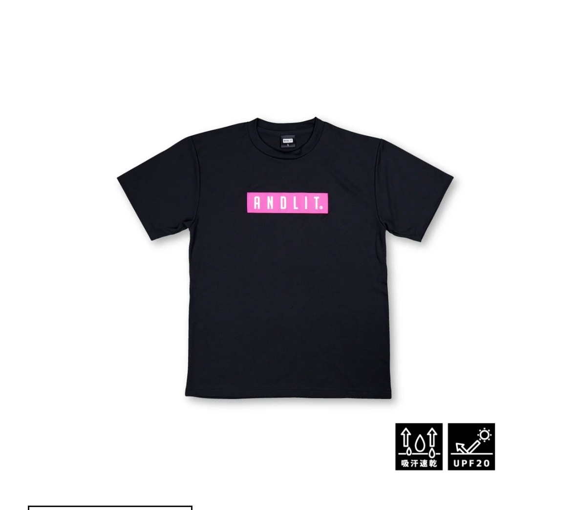 【ANDLIT】半袖シャツAUTHENTICロゴ