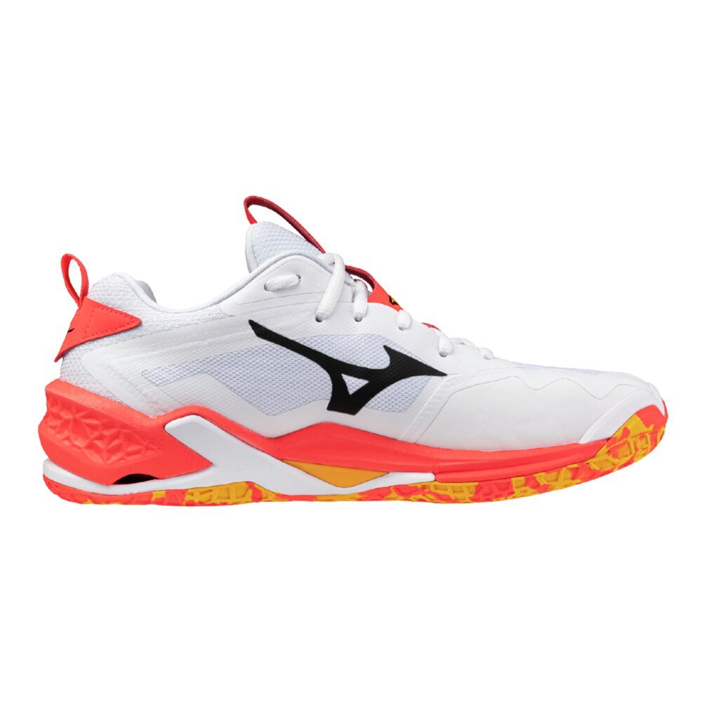 【Mizuno】WAVESTEALTHNEO２　WHITE/ORANGE
