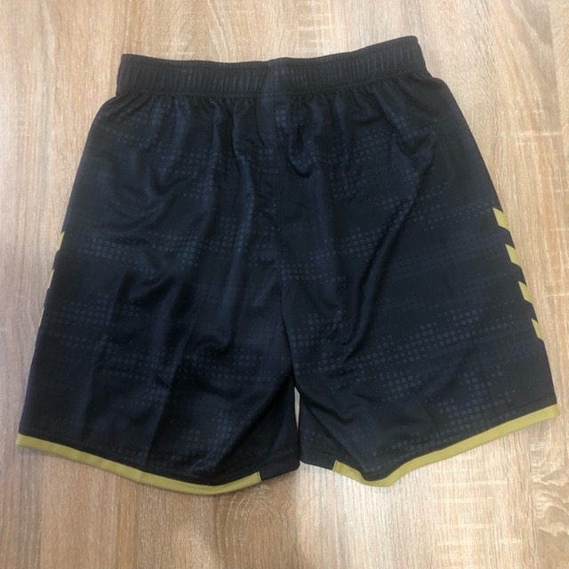 【hummel】オーダープラクティスパンツ　ヒート限定カラー(ブラック×ゴールド)