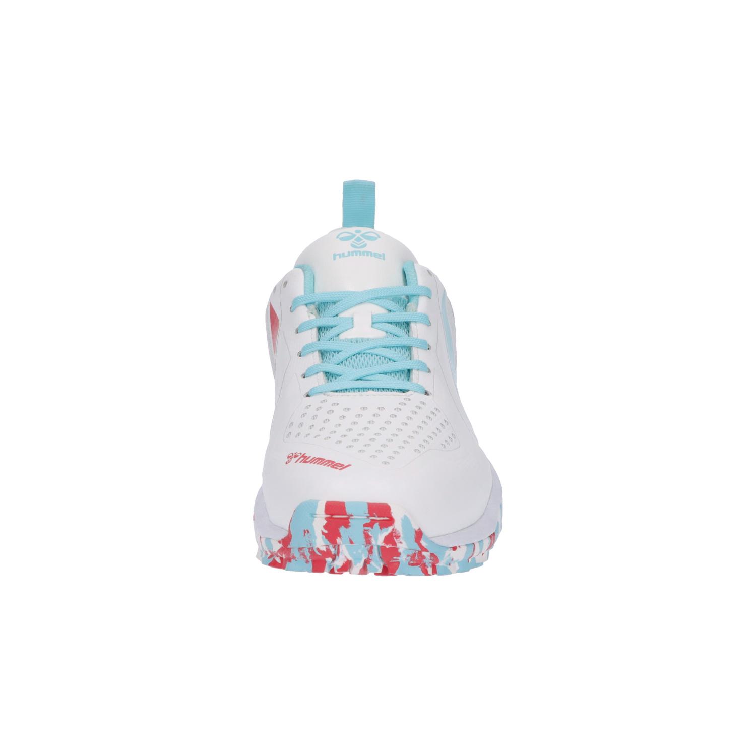 【hummel】グランドフライ５　WHITE/TURQUOISE