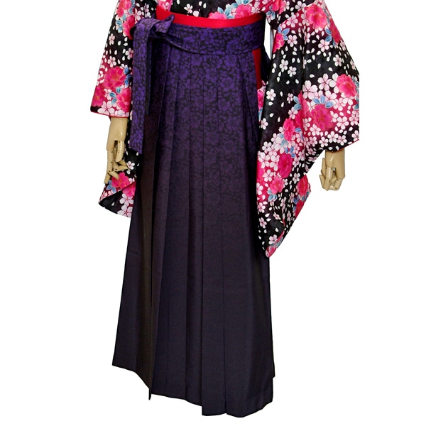  紫×薔薇★ レンタル 袴単品 P064-L