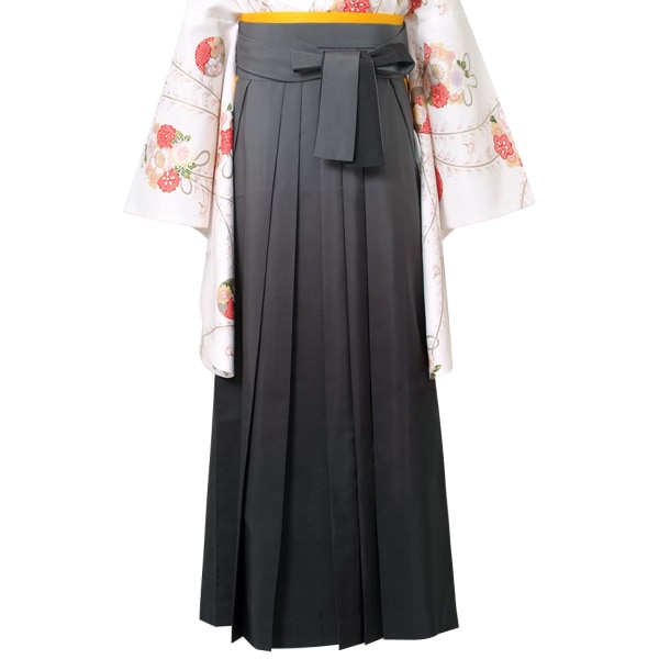  黒×ぼかし(定) レンタル 袴単品 P003-S