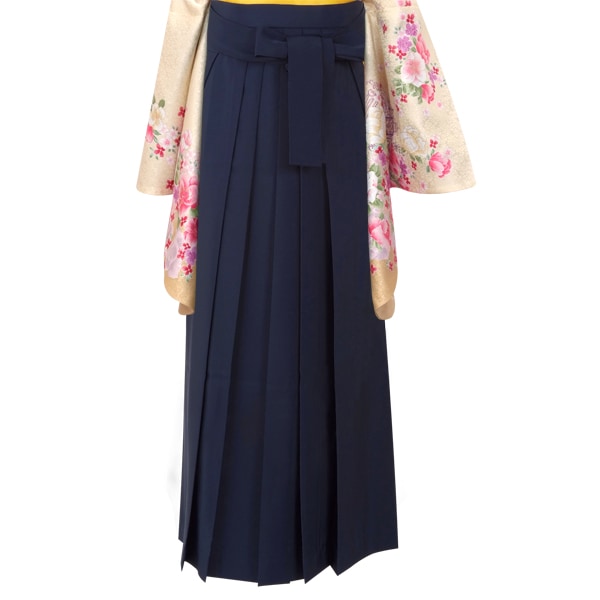  紺×無地(定) レンタル 袴単品 P017-S