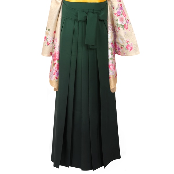  緑×ぼかし(定) レンタル 袴単品 P007-M