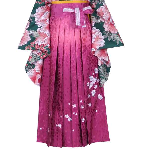 モカPmama様　依頼品 ピンク×ぼかし刺繍 レンタル 袴単品 P168-S | 配送表示用