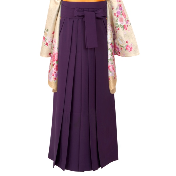  紫×無地(定) レンタル 袴単品 P013-LL