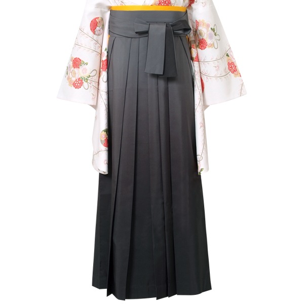  黒×ぼかし(定) レンタル 袴単品 P003-L