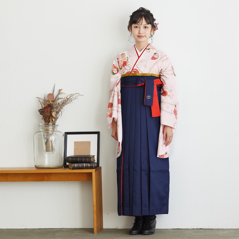  【SALE】 白　桜くす玉 宅 Web限定商品 レンタル 大学生袴 G119