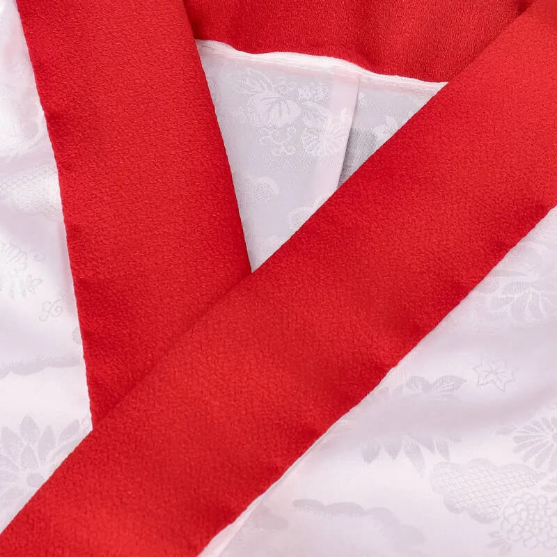  赤 無地 販売 半衿 hanbai-99