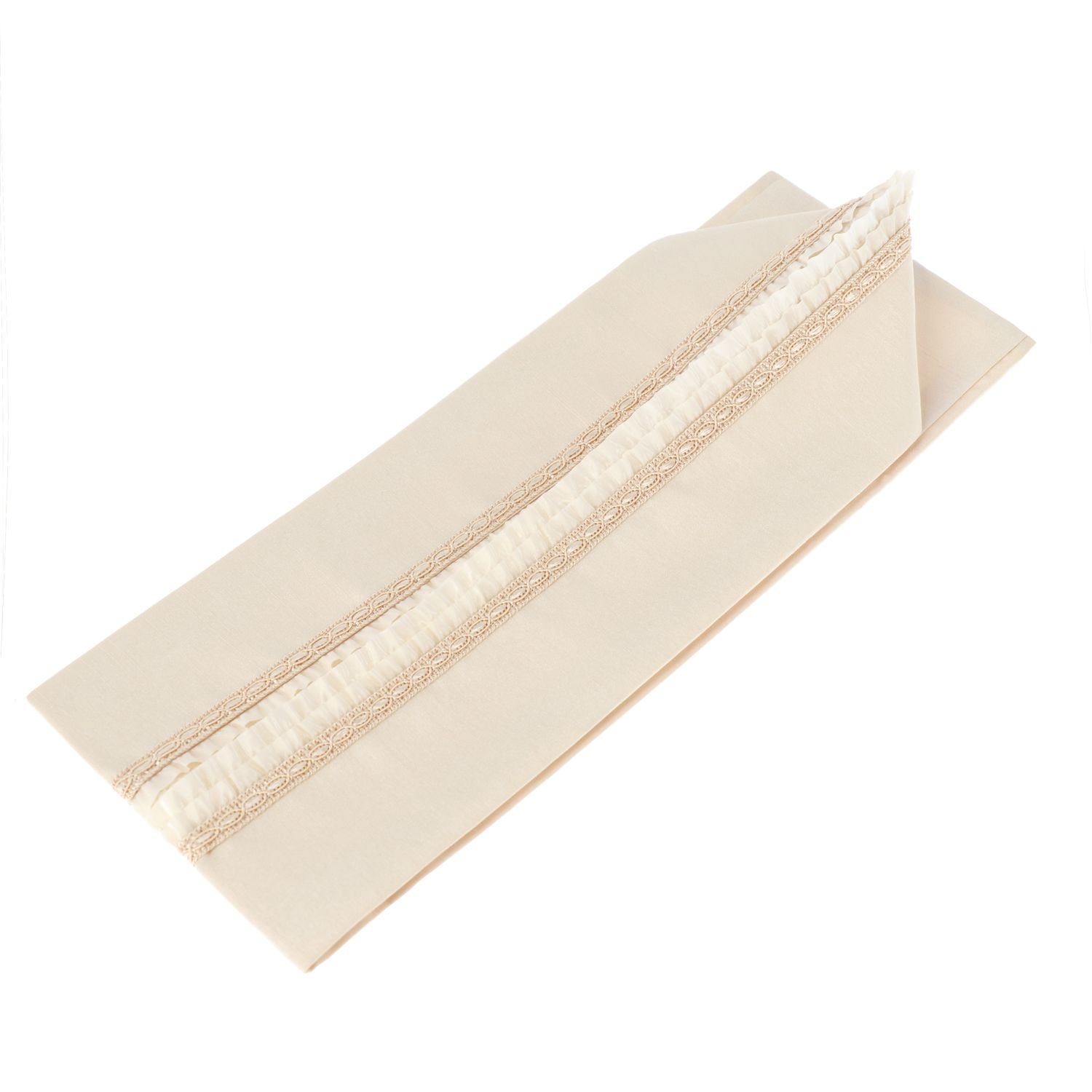 重ね衿 オフホワイト ダブルフリル 販売 重ね衿 054276