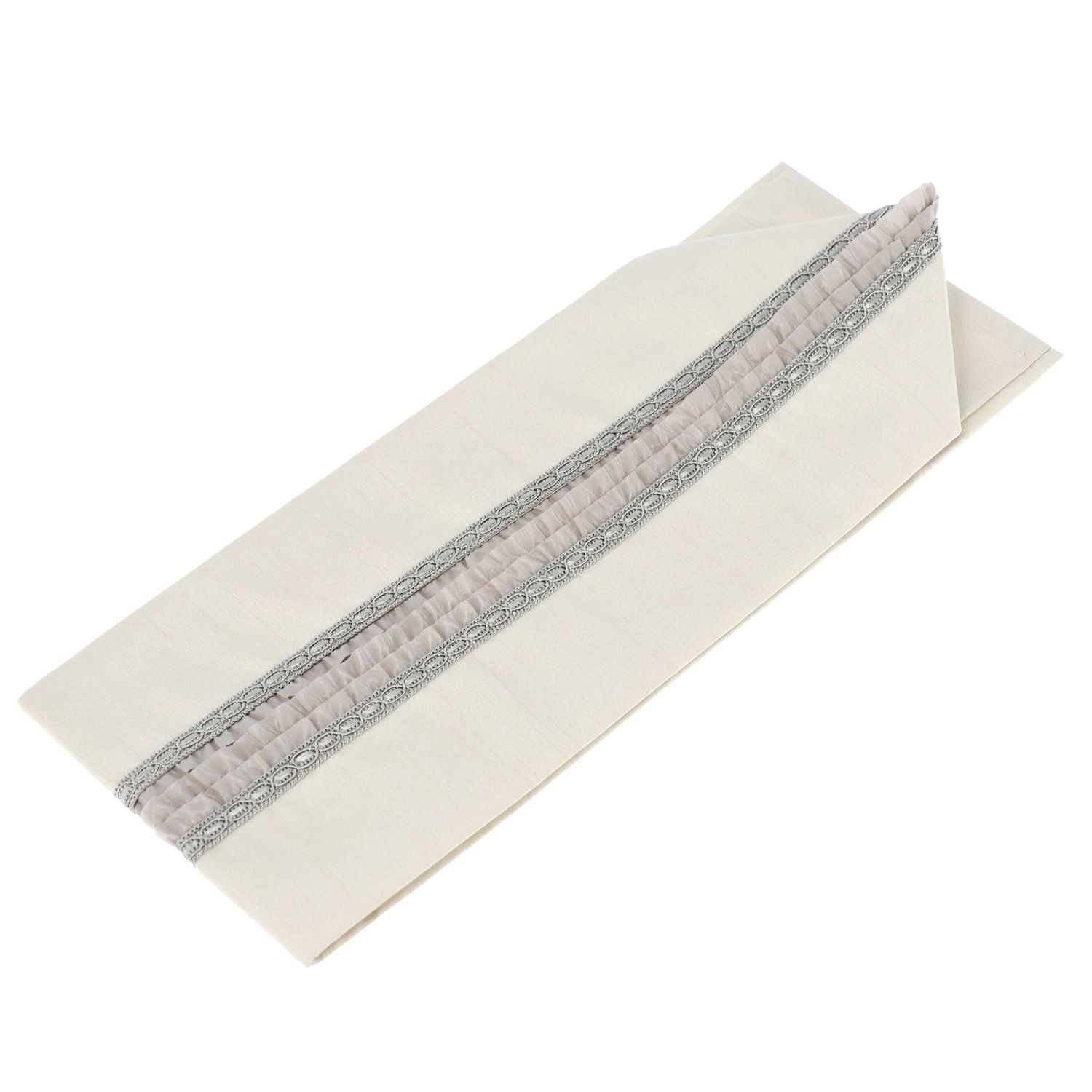 重ね衿 グレー ダブルフリル 販売 重ね衿 054275