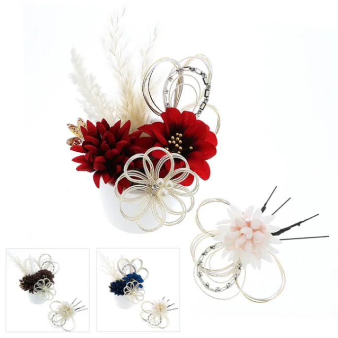 水引とパンパスグラス 販売 髪飾り hanbai-269-271