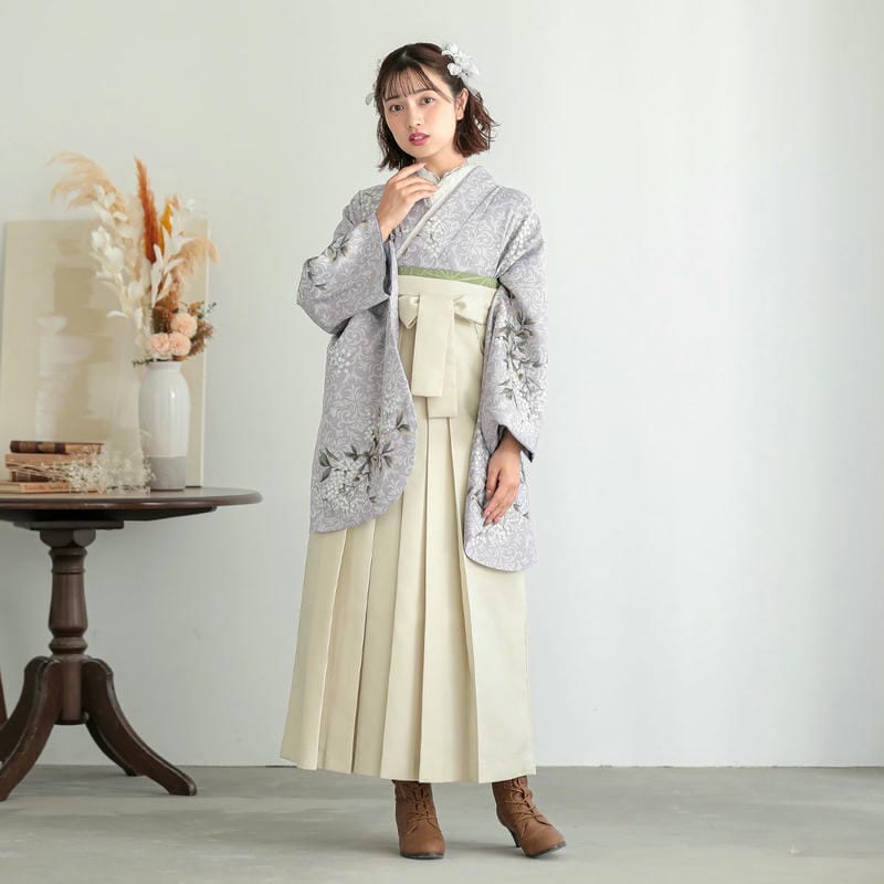  ラベンダー　南天 A388 レンタル 大学生袴 G1055