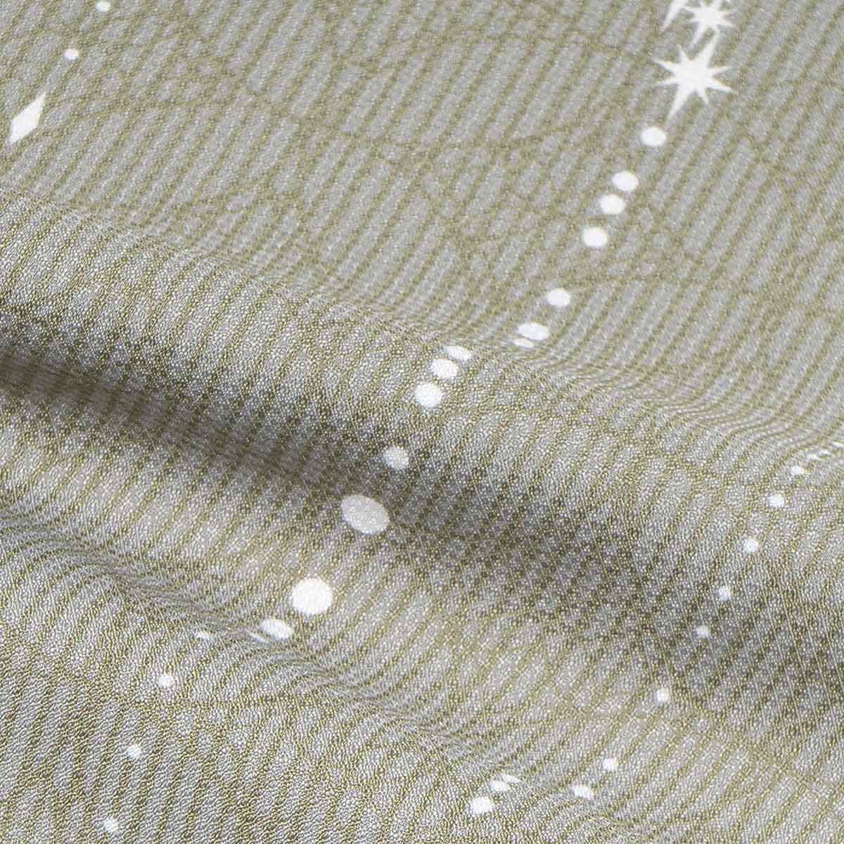  【SALE】 利休鼠　星くずに七宝 レンタル 大学生袴 G1033