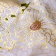 Vサンク 抹茶 雲取りに菊 レンタル 振袖袴 R1984
