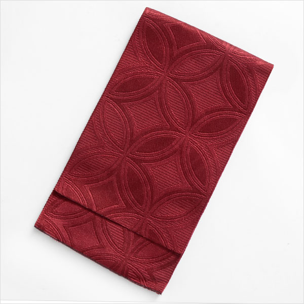 地文様入り半幅帯 グレードアップ 半幅帯 upgrade-obi