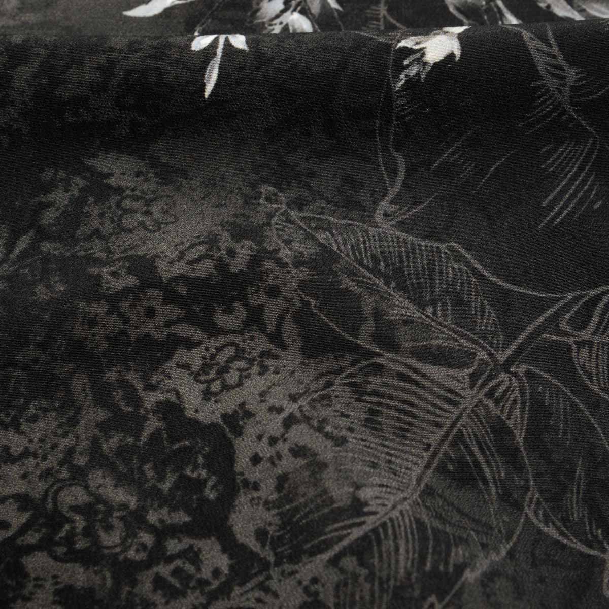 JILL STUART グレー×黒　ヴィンテージローズ レンタル 振袖袴 R2128