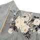 JILL STUART グレー×黒　ヴィンテージローズ レンタル 振袖袴 R2128