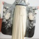 JILL STUART グレー×黒　ヴィンテージローズ レンタル 振袖袴 R2128