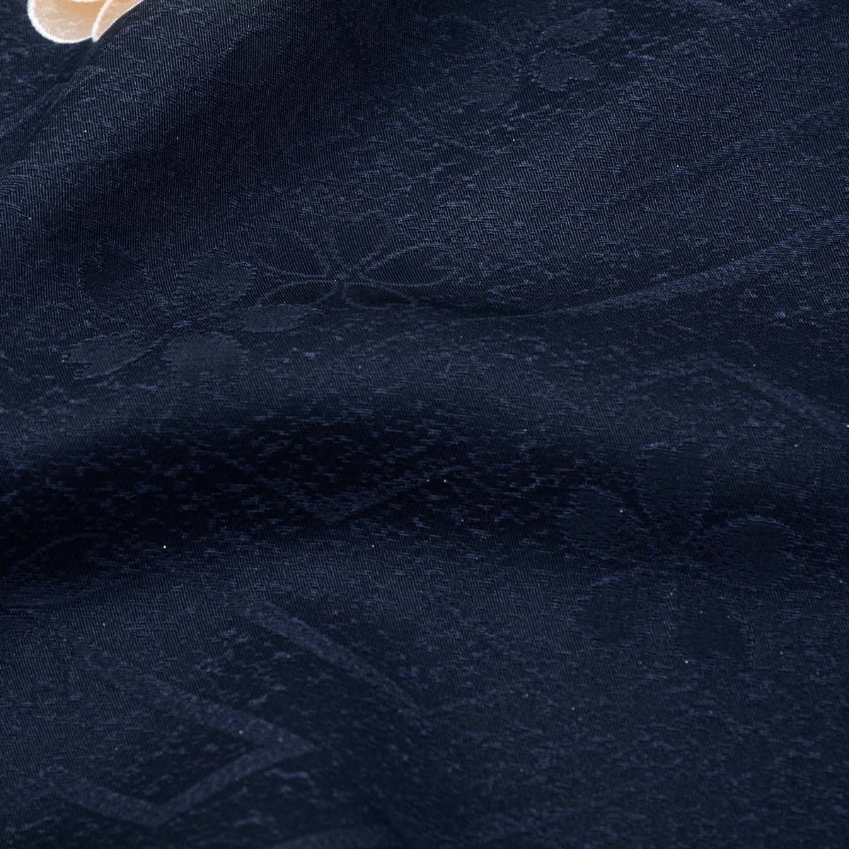  紺　梅と牡丹に鈴と手毬 レンタル 振袖袴 R2126