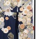  紺　梅と牡丹に鈴と手毬 レンタル 振袖袴 R2126