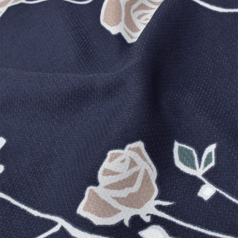  【SALE】 墨紺色　ばら A343 レンタル 大学生袴 G961