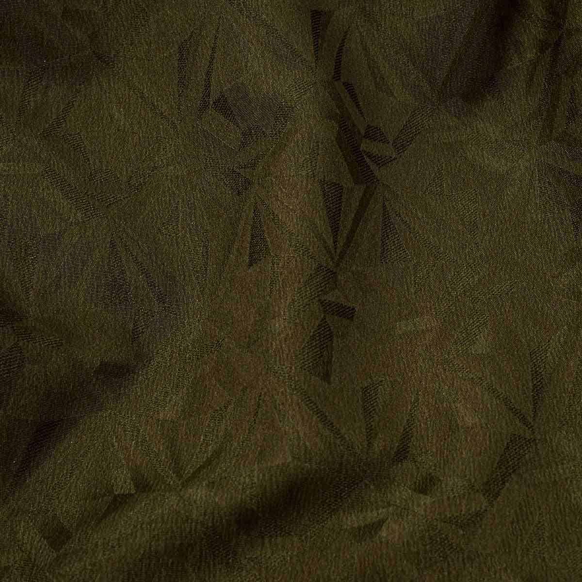 モダンアンテナ モスグリーン　幾何学文様 レンタル 大学生袴 G1049