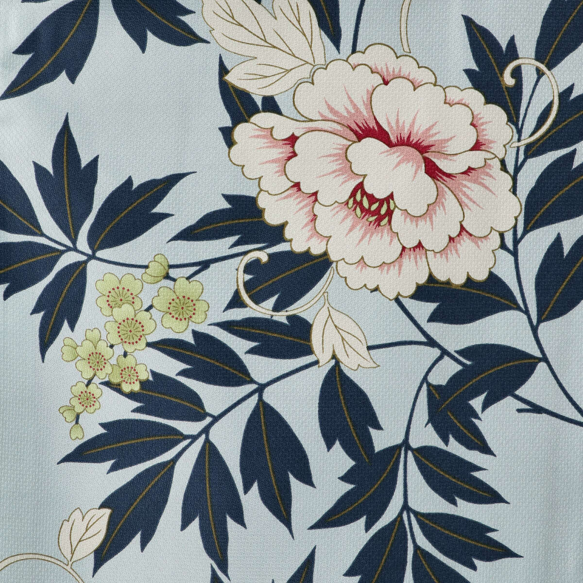  【SALE】 水色　牡丹に蔦 レンタル 大学生袴 G927